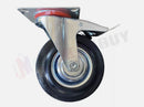 Heavy Duty 125mm Swivel Caster Wheels – Rubber Transport Wheels