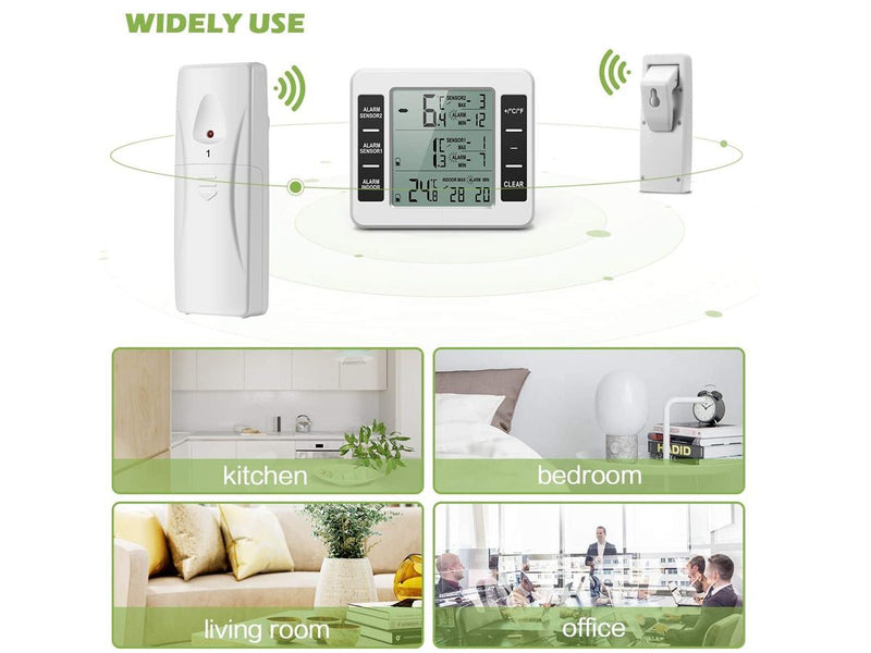 Refrigerator Thermometer Wireless