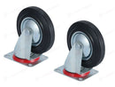 100mm Swivel Caster Wheels – Rubber Transport Wheels