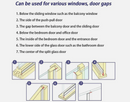 Weather Seal Window Silicone Sealing Strip Door Garage Stripping Tape*2 Sizes