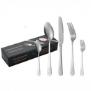 nzmegabuy 20-piece stainless steel cutlery set with ornate embossed handles and mirror finish in a display box