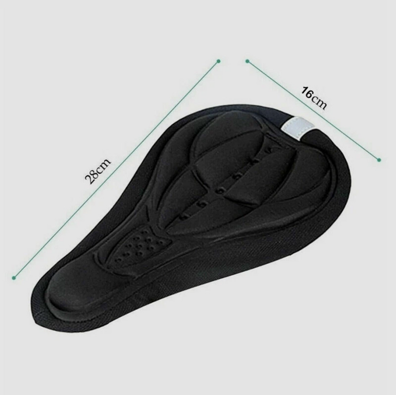 3D Bike Seat Cover Silicone Cushion Pad
