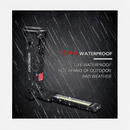 nzmegabuy black folding COB LED work light with magnetic base and IP44 waterproof rating in rainy weather