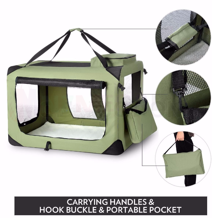 Collapsible Soft  Dog Crate cage Travel * 6 Sizes