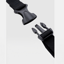 nzmegabuy black adjustable strap and plastic buckle for airplane travel footrest hammock
