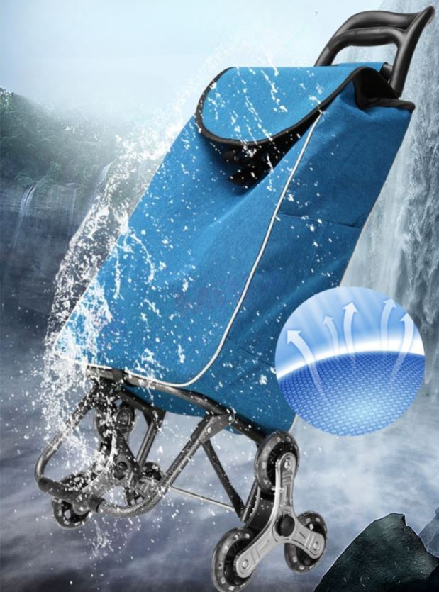 Shopping Cart Trolley Basket * Blue