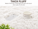 Super Soft White Shaggy Carpet Rug | Modern Plush Floor Rug