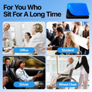 nzmegabuy blue double layer gel honeycomb seat cushion for office, car, and wheelchair use to relieve back pain