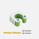 nzmegabuy mountain bike wall mount hook in white and green with included screws and expansion anchors