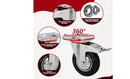 100mm Swivel Caster Wheels – Rubber Transport Wheels