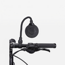 nzmegabuy flexible black bike handlebar rear view mirror with adjustable arm mounted on a bicycle handlebar