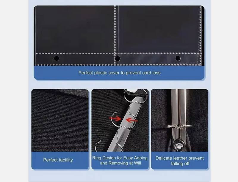 900 Pockets Cards Holder Storage Bag 900 Card Holder Capacity Album Collector