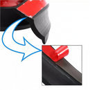 nzmegabuy black rubber garage door bottom seal strip with adhesive backing for weather protection