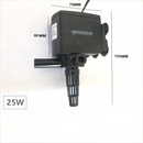 nzmegabuy 3-in-1 black aquarium filter pump with suction cups and dimensions for fish tank water circulation