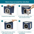 Foldable Cat house Cat bed cando