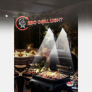 nzmegabuy USB rechargeable folding COB LED work light used as a bright BBQ grill torch at night