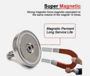 Salvage Magnet Recovery Neodymium Strong Magnetic Hook Treasure Hunting Fishing *3 Sizes