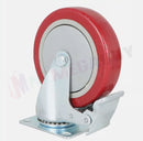 Heavy Duty 125mm Swivel Caster Wheels – Rubber Transport Wheels