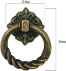 Vintage Cabinet Drawer Handles Ring Knob Round Pulls