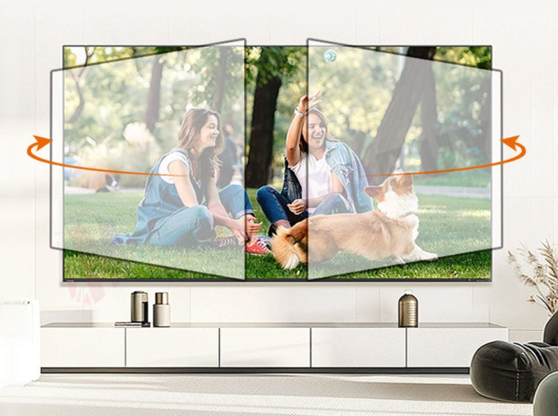 TV Wall Mount Bracket Heavy Duty Double Arm 32"-100"