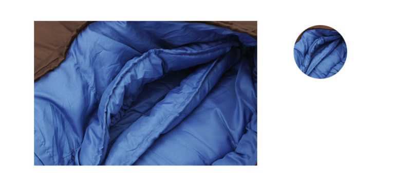 Camping Mummy Sleeping Bag Single  -8°C *Coffee *