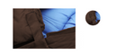 Camping Mummy Sleeping Bag Single -8°C Coffee