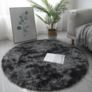 Floor Rug Round Diameter 100cm/120cm Dark Grey Tip