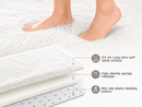 Super Soft White Shaggy Carpet Rug | Modern Plush Floor Rug