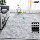 Super Soft Silver Tip Shaggy Carpet Rug | Modern Plush Floor Rug