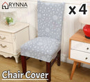 Chair Covers *Grey Art*Available In 2pcs and 4 Pcs