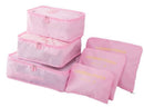 Travel Organiser Clothes Bag 6PC SET * 8 Colors