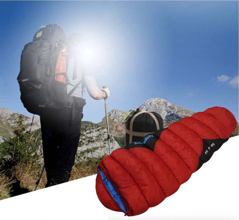 Camping Mummy Sleeping Bag Single  -8°C *Red *