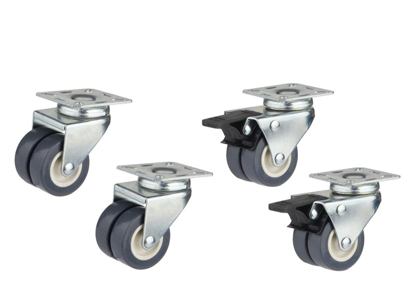 Swivel Castor Caster 50mm Transport Rolling Wheel Towing Rollers*3 Options