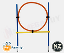 Dog Agility Jump Ring Obstacle Excercise Pole Set