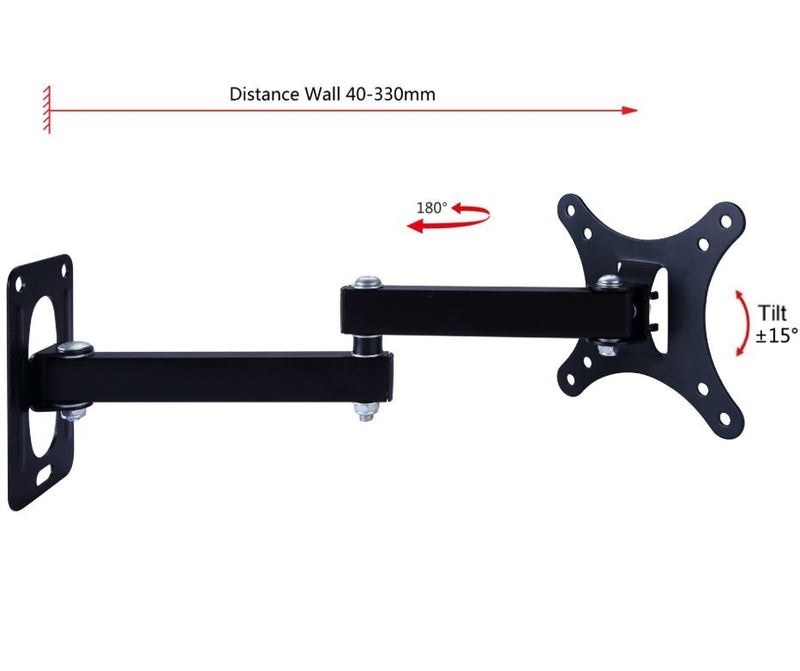 TV WALL MOUNT BRACKET Tilt 10 to 26"