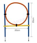 Dog Agility Jump Ring Obstacle Excercise Pole Set
