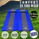 Self Inflating Single Camping Sleeping Mattress Air Bed Hiking Blue