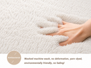Super Soft White Shaggy Carpet Rug | Modern Plush Floor Rug