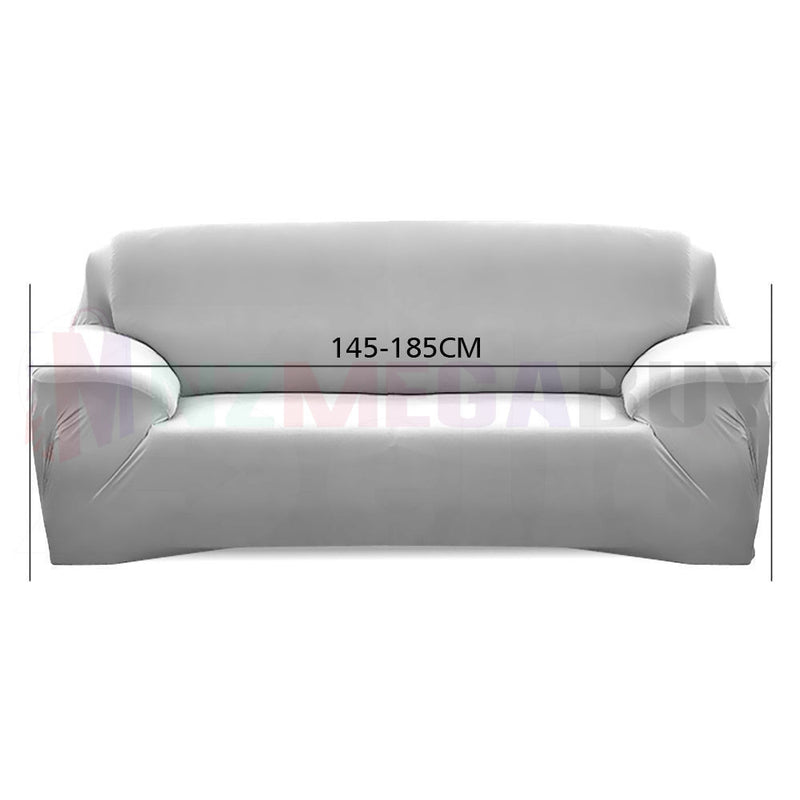 Stretch Sofa Cover Lounge Couch Removable Slipcover 1 Seater + 1 Cushion Cover*4 Sizes