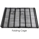 8 Panel Dog Playpen 76cm | Foldable Pet Exercise Pen | Black