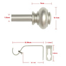Window Curtain Rods  Extendable Adjustable - 70cm--120cm , 167cm-- 305cm