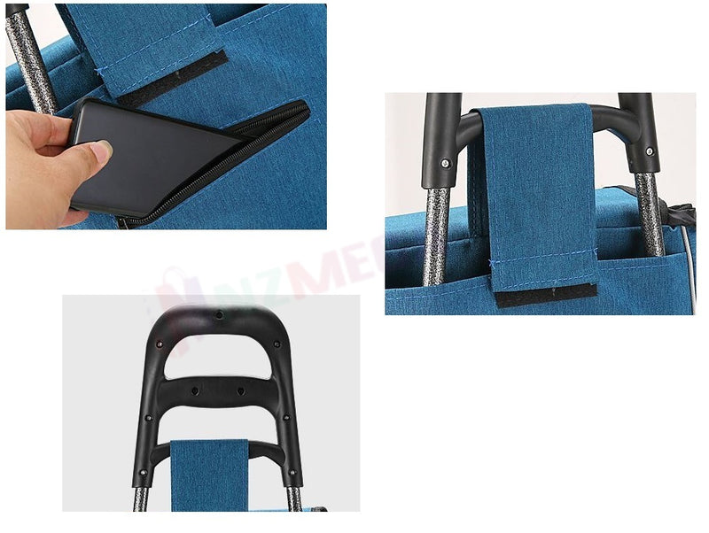 Shopping Cart Trolley Basket * Blue