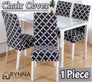 Chair Covers *Black/White *Available In 2pcs and 4 Pcs