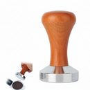 Stainless Steel Espresso Coffee Tamper with Wooden Handle