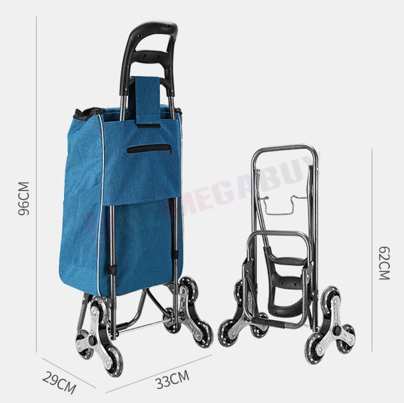 Shopping Cart Trolley Basket * Blue