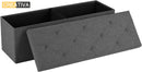 Storage Ottoman, Stable & Sturdy, Foldable Space Saver, Soft Sofa Sponge