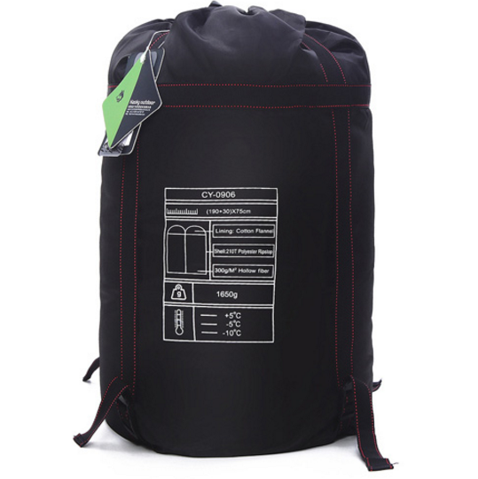 Outdoor Winter Camping Envelope Sleeping Bag Single -15°C