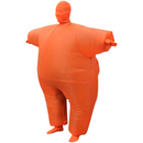 nzmegabuy orange inflatable fat suit costume with full-body coverage for funny party fancy dress