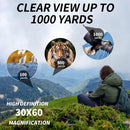 nzmegabuy 30x60 compact binoculars showing high definition zoom capabilities for wildlife viewing at various distances