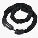 nzmegabuy 5-digit combination bike lock with a black steel chain encased in a protective scratch-resistant sleeve